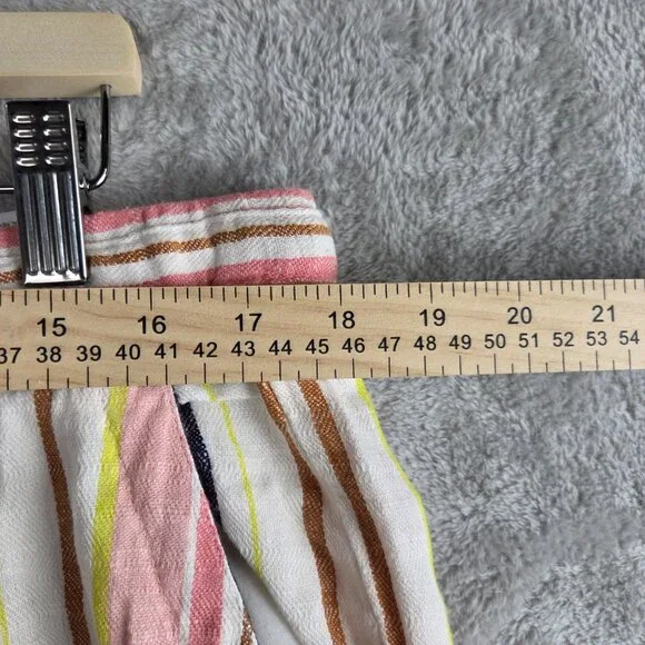 Old Navy Women's Striped Linen-Blend Wide-Leg Pants, Size Large - Picture 6 of 7